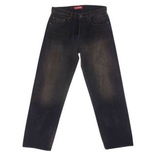 シュプリーム(Supreme)のSupreme シュプリーム デニムパンツ 23AW Distressed Loose Fit Selvedge Jean ブラック デニムパンツ ブラック系 30【美品】【中古】(その他)