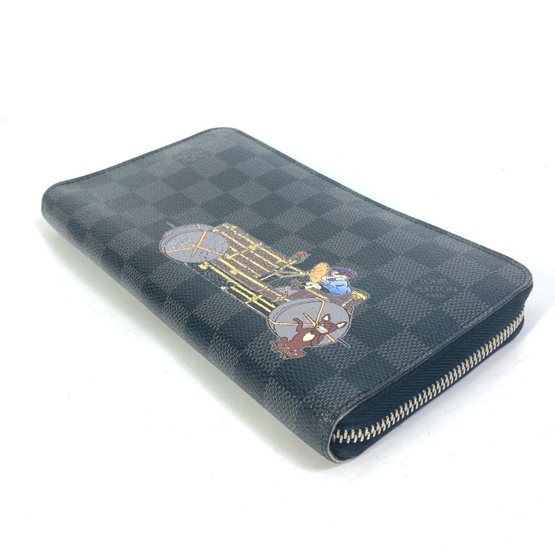 LOUIS VUITTON(ルイヴィトン)のルイヴィトン LOUIS VUITTON イリュストレ ジッピーオーガナイザー N63002 ダミエグラフィット ラウンドファスナー 長財布 ダミエグラフィットキャンバス ブラック メンズのファッション小物(長財布)の商品写真