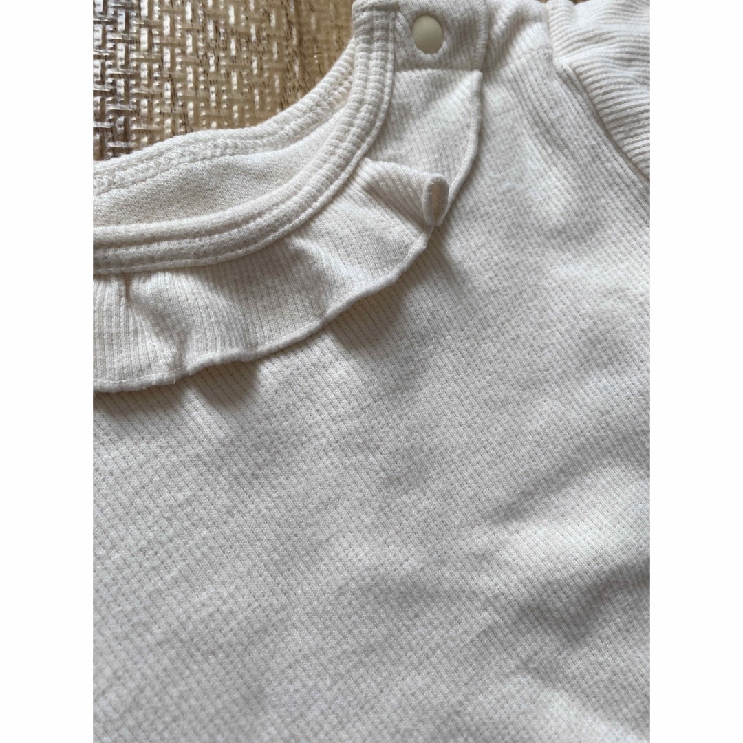 AEON(イオン)のロンパース　長袖　70cm キッズ/ベビー/マタニティのベビー服(~85cm)(肌着/下着)の商品写真