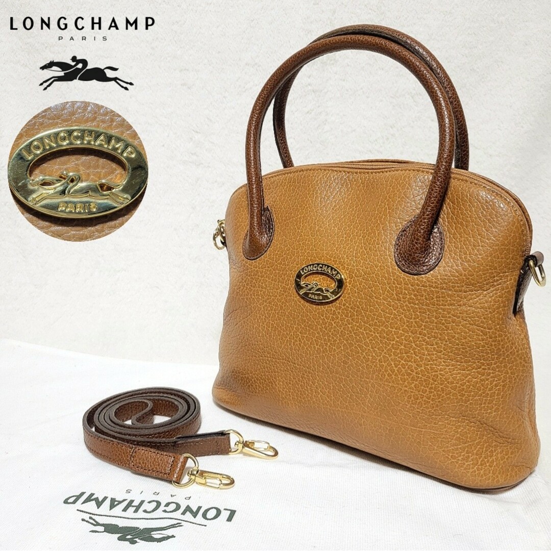 LONGCHAMP - 【良品】ロンシャン 2WAY ハンドバッグ ハーフムーン ...