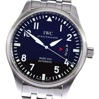 インターナショナルウォッチカンパニー(IWC)のIWC IWC SCHAFFHAUSEN IW326504 パイロットウォッチ マークXVII デイト 自動巻き メンズ 美品 アーカイブ付き_779064(腕時計(アナログ))