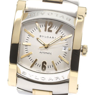 ブルガリ(BVLGARI)のブルガリ BVLGARI AA48SG アショーマ デイト 自動巻き メンズ 良品 内箱・保証書付き_781801(腕時計(アナログ))