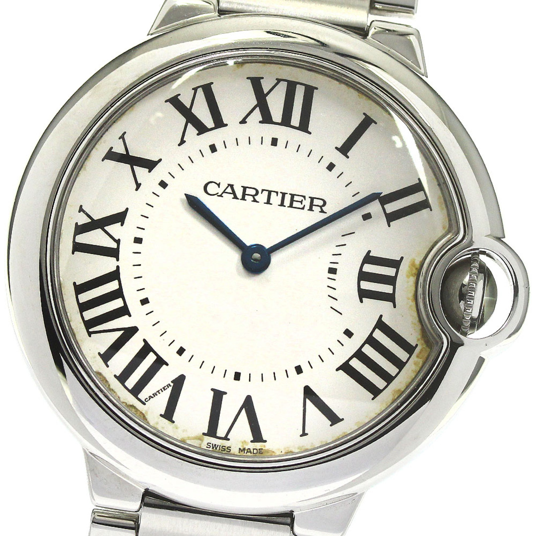 Cartier(カルティエ)のカルティエ CARTIER W69011Z4 バロンブルーMM クォーツ ボーイズ _779474 メンズの時計(腕時計(アナログ))の商品写真