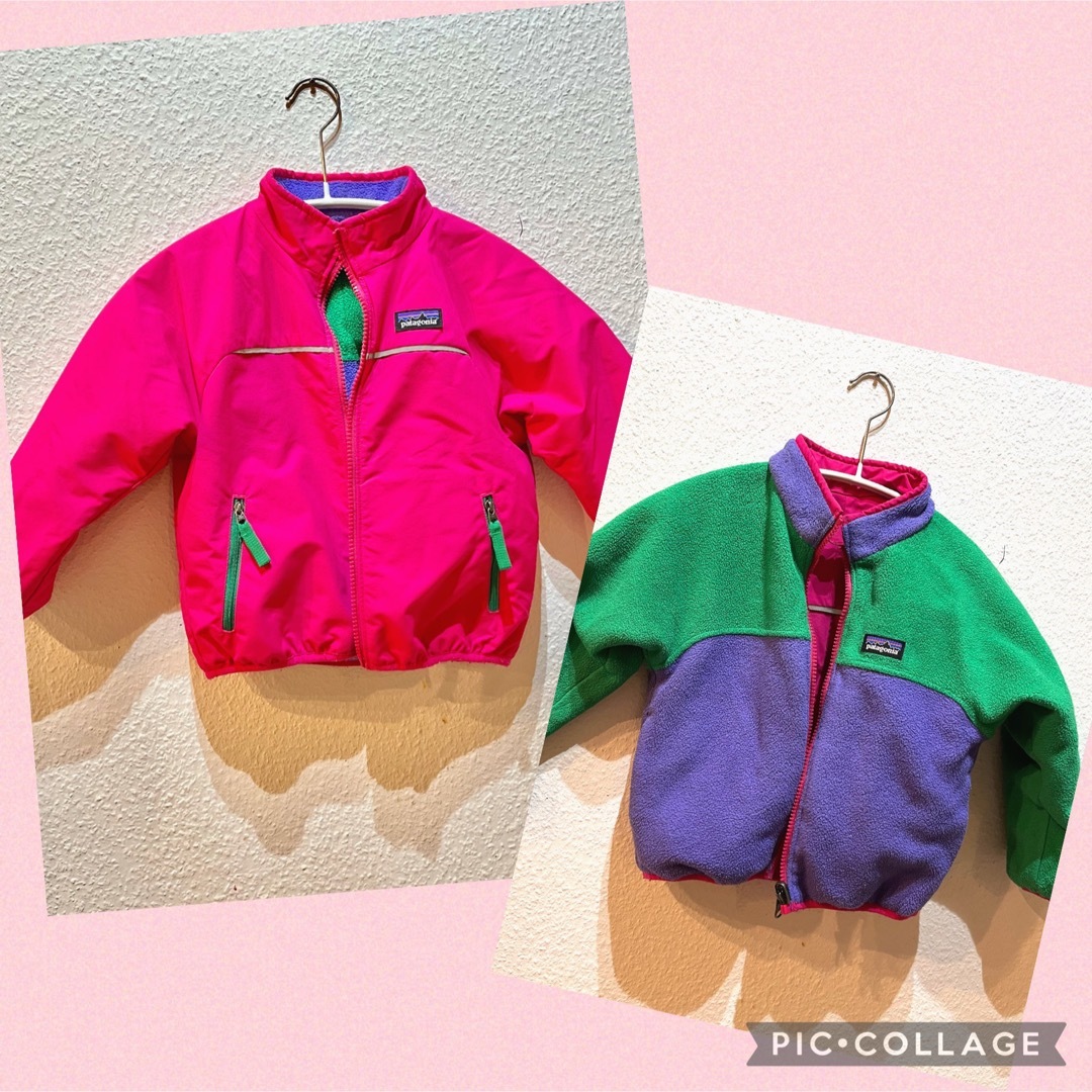 patagonia(パタゴニア)のパタゴニア　リバーシブルジャケット キッズ/ベビー/マタニティのキッズ服女の子用(90cm~)(ジャケット/上着)の商品写真