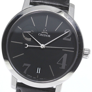 セイコー(SEIKO)のセイコー SEIKO GCLH985/7R88-0AK0 クレドール ノード パワーリザーブ スプリングドライブ メンズ _774200(腕時計(アナログ))