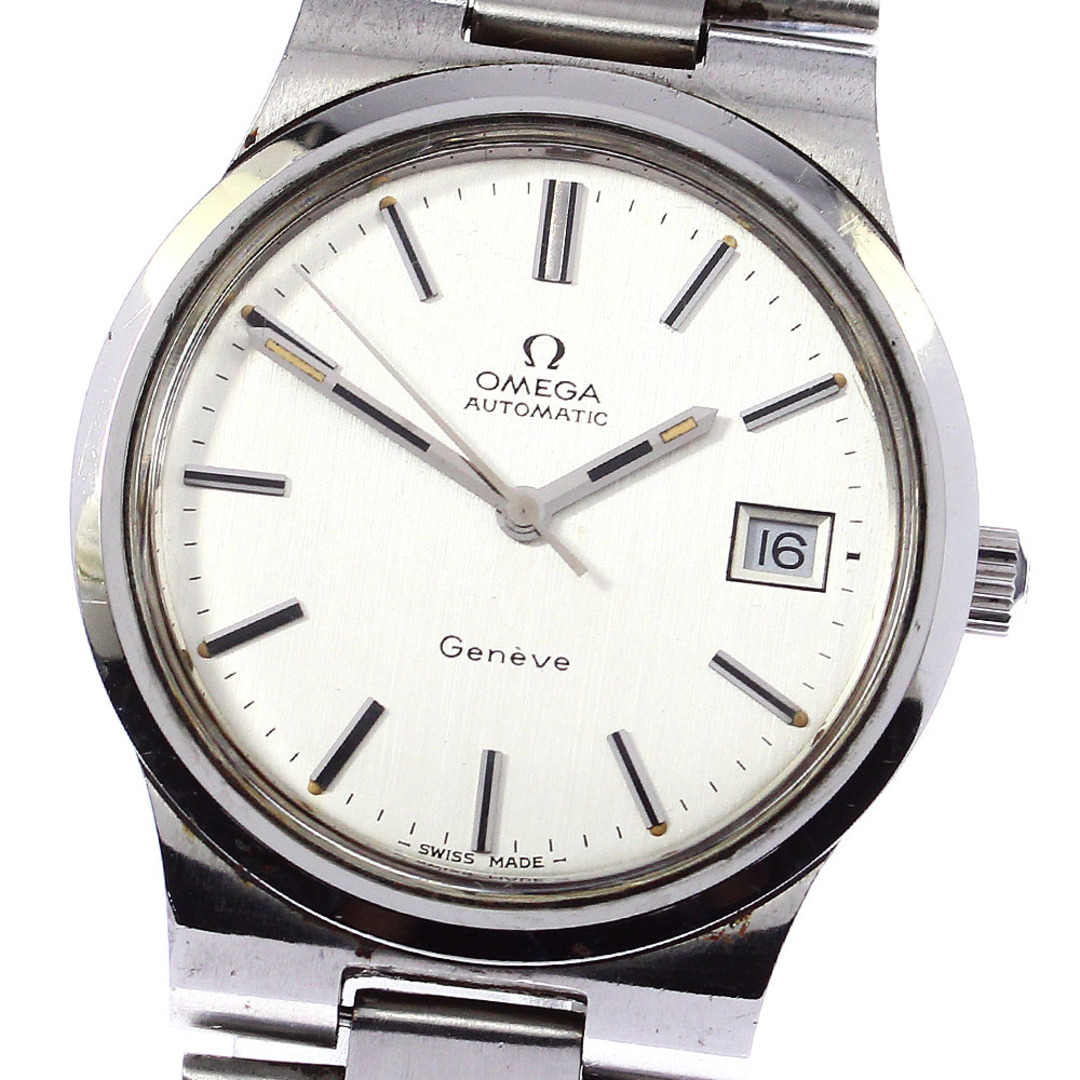 OMEGA ジュネーブ Cal.1012  自動巻  デイト シルバー 超美品