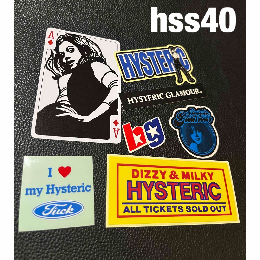 HYSTERIC GLAMOUR(ヒステリックグラマー)のHYSTERIC GLAMOUR Sticker & Trump ■hss40 メンズのファッション小物(その他)の商品写真
