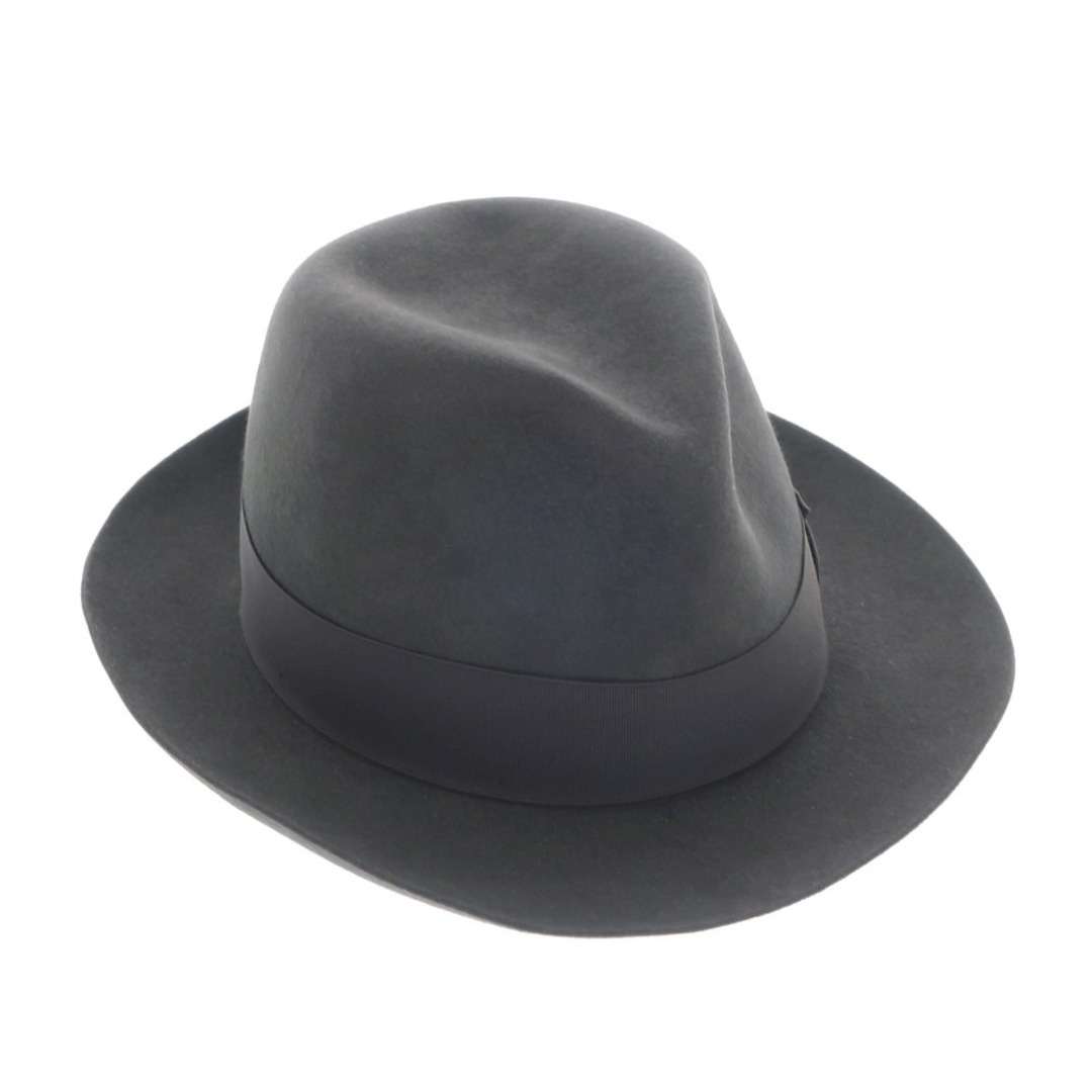 Borsalino(ボルサリーノ)の【中古】ボルサリーノ Borsalino ラビットファー 中折れハット ダークグレー【メンズ】 メンズの帽子(ハット)の商品写真