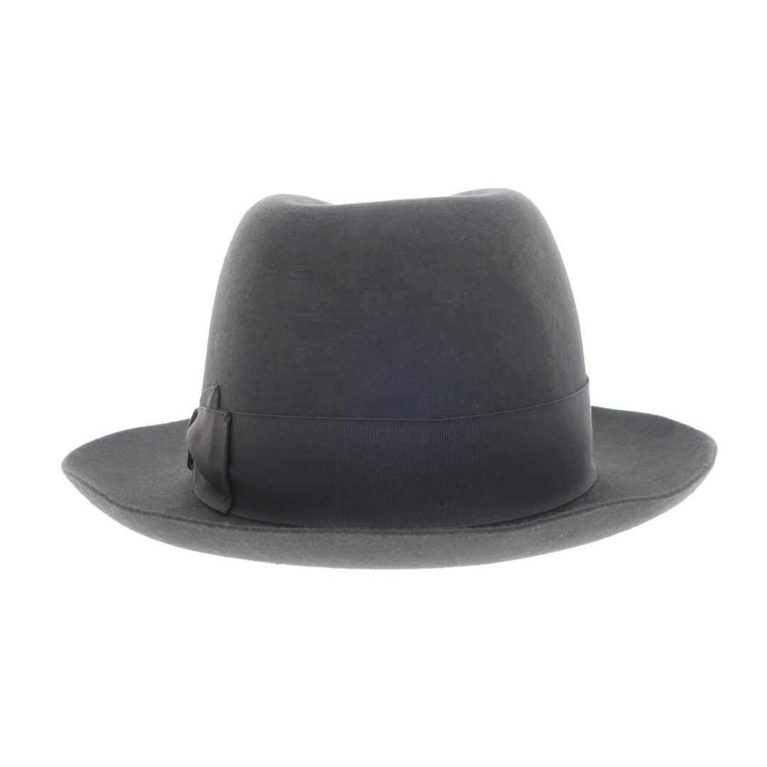 Borsalino(ボルサリーノ)の【中古】ボルサリーノ Borsalino ラビットファー 中折れハット ダークグレー【メンズ】 メンズの帽子(ハット)の商品写真