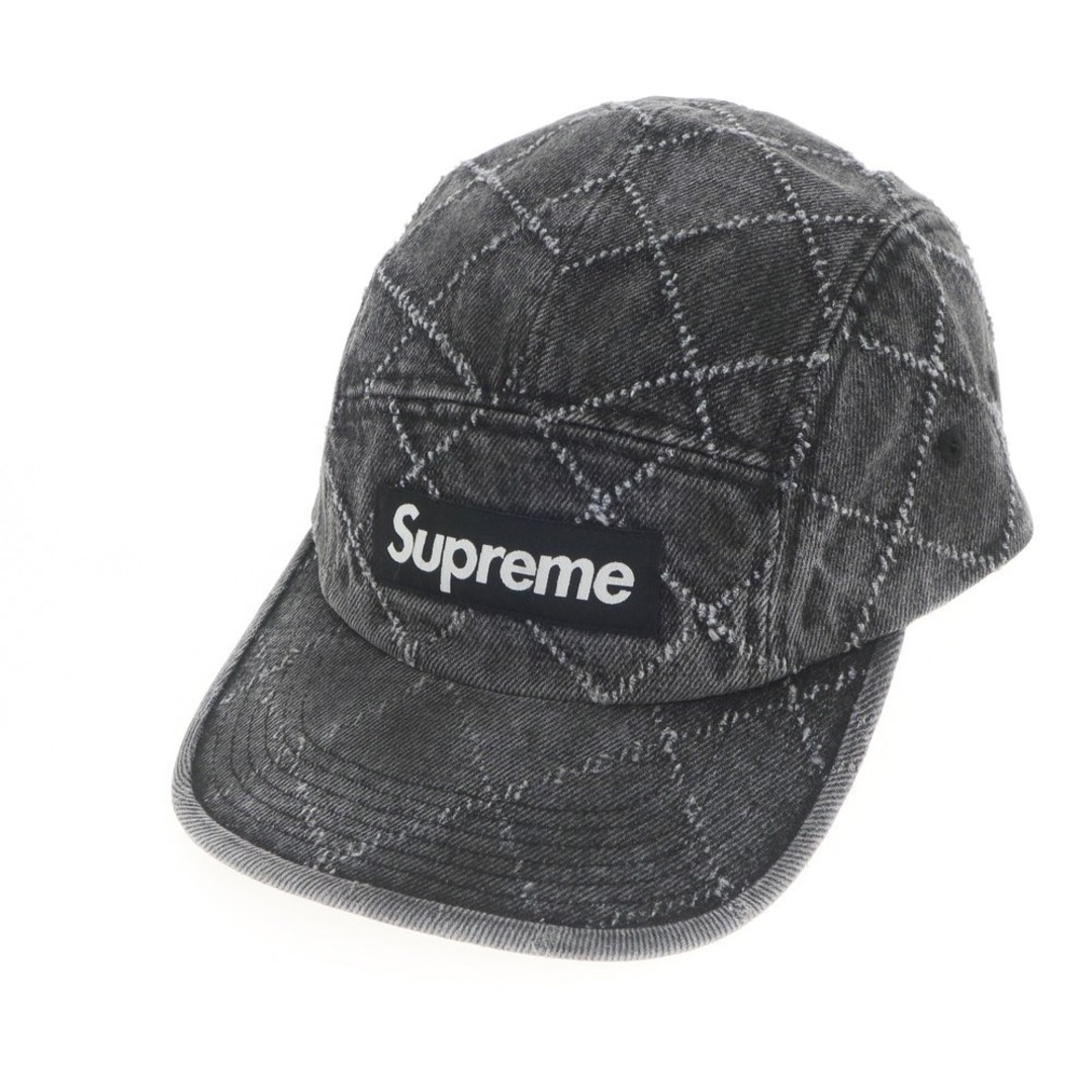 シュプリーム Supreme 2023年秋冬 Punched Denim Camp Cap デニム キャンプキャップ ブラック【メンズ】アイテムキャップメンズ