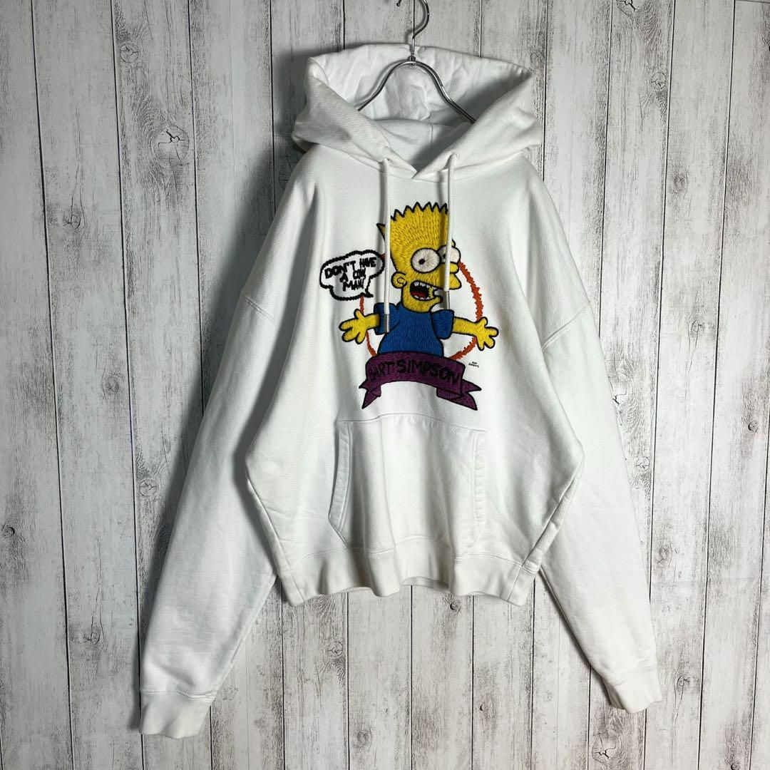 OFF-WHITE - 【限定コラボ】オフホワイト☆両面ロゴパーカー クロス