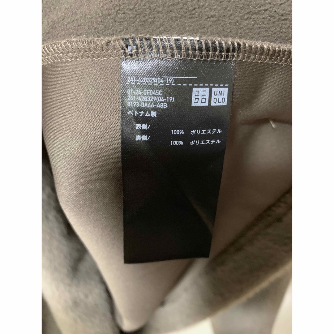 UNIQLO(ユニクロ)の美品　UNIQLO ファーブルゾン　レディース M モカ　コート レディースのジャケット/アウター(ブルゾン)の商品写真