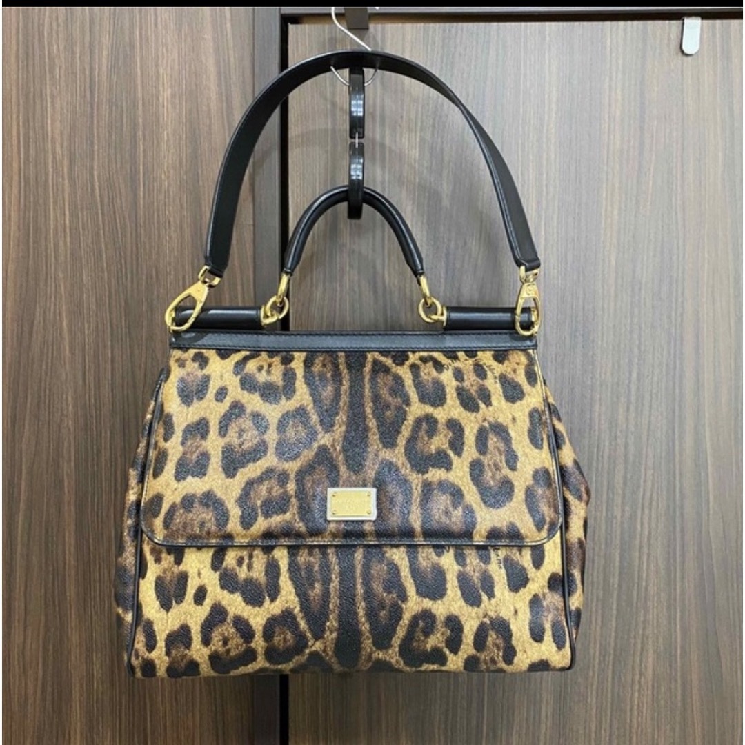 DOLCE&GABBANA - 美品 ドルチェ&ガッパーナ レオパード シシリー