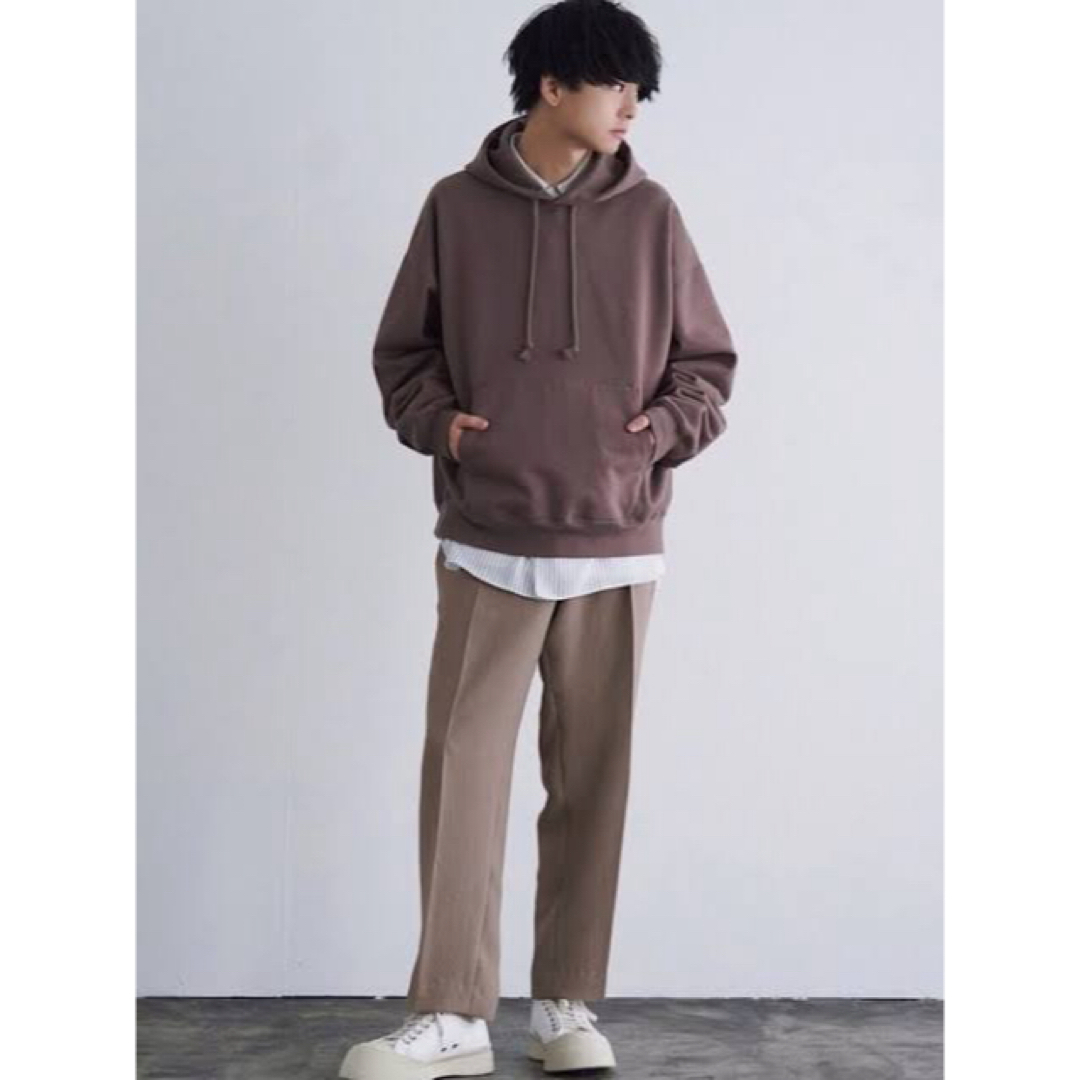 LIDNM(リドム)のLIDNM WIDE LOOSE PARKA ブラウン メンズのトップス(パーカー)の商品写真