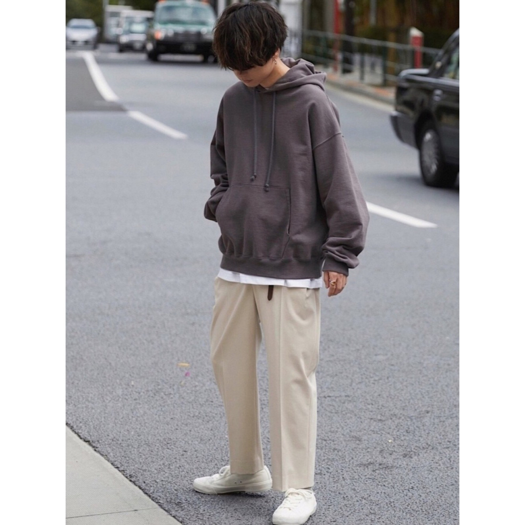 LIDNM(リドム)のLIDNM WIDE LOOSE PARKA ブラウン メンズのトップス(パーカー)の商品写真