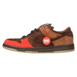 ナイキ(NIKE)のNIKE SB ナイキエスビー DUNK LOW PRO SB BISON ダンクロー プロ バイソン ローカットスニーカー ブラウン/レッド US8.5/26.5cm 304292-226(スニーカー)