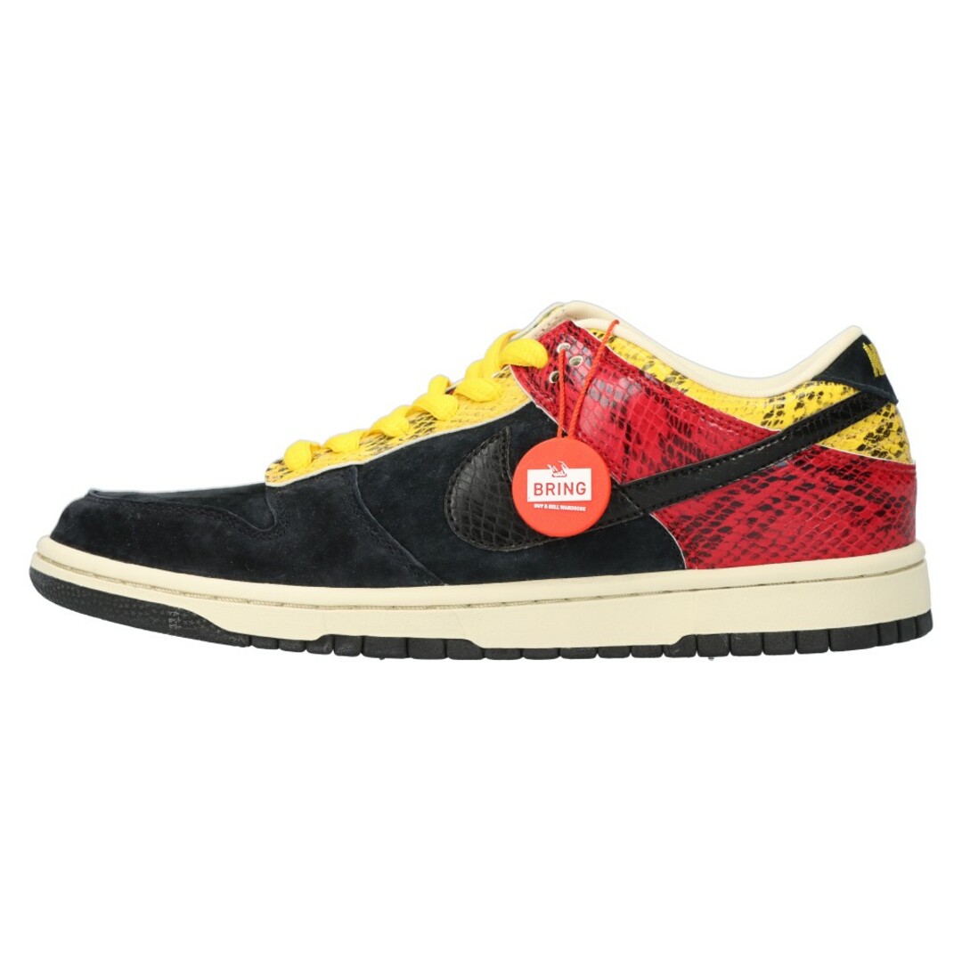 NIKE SB ナイキエスビー DUNK LOW PRO SB CORAL SNAKE ダンクロー プロ コーラルスネーク ローカットスニーカー ブラック US8.5/26.5cm 313170-701100センチ甲