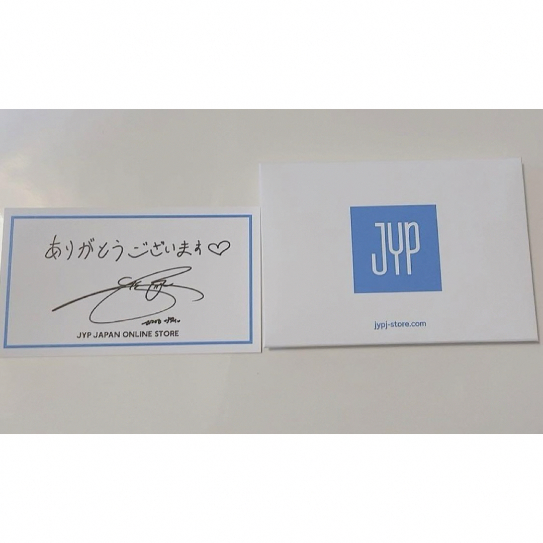 TWICE(トゥワイス)のJYP JAPAN 購入特典 メッセージカード TWICE ツウィ エンタメ/ホビーのタレントグッズ(アイドルグッズ)の商品写真