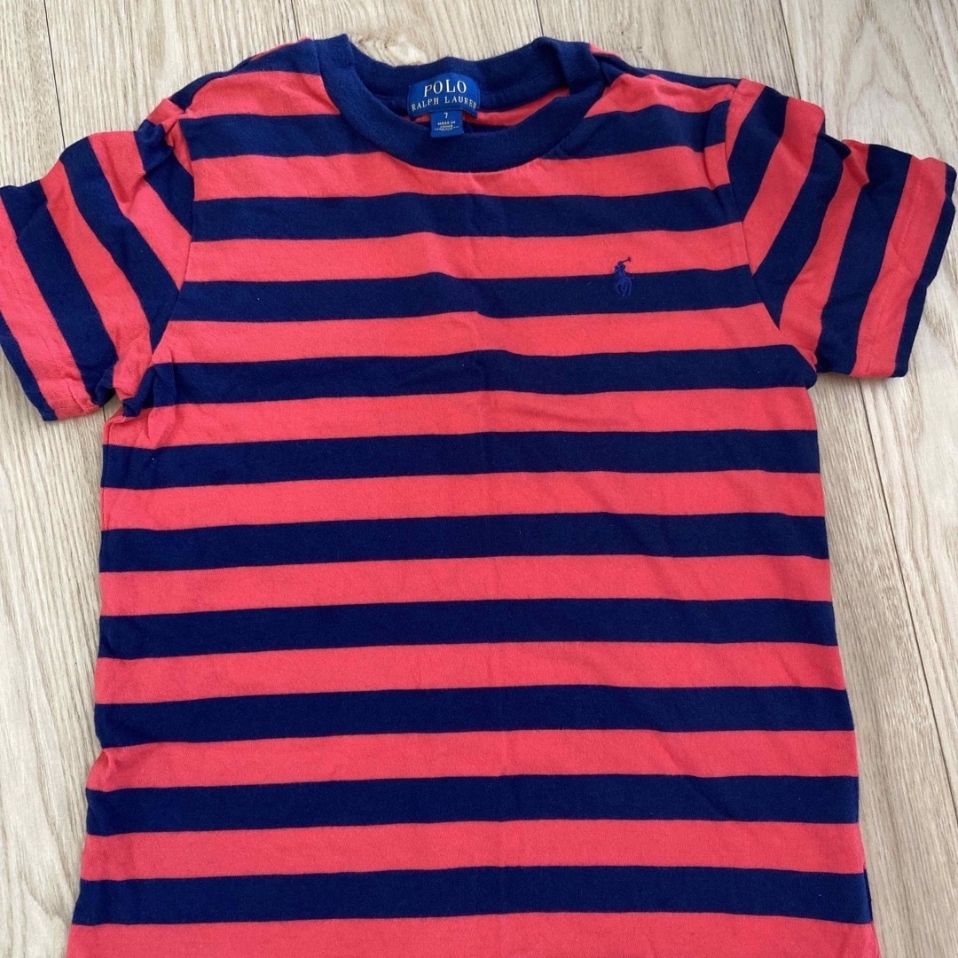 POLO RALPH LAUREN(ポロラルフローレン)のぱんだちゃん専用　ポロ　ミキハウス130 Tシャツ　3枚セット キッズ/ベビー/マタニティのキッズ服男の子用(90cm~)(Tシャツ/カットソー)の商品写真