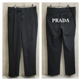 プラダ(PRADA)の正規品鑑定済　プラダ　PRADA　パンツ　黒　サイズ　46　RJ149(スラックス)