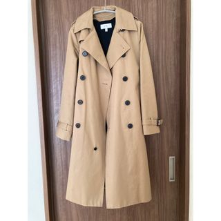 HYKE トレンチコート ベージュ タイトフィット ライナー付　size2 美品