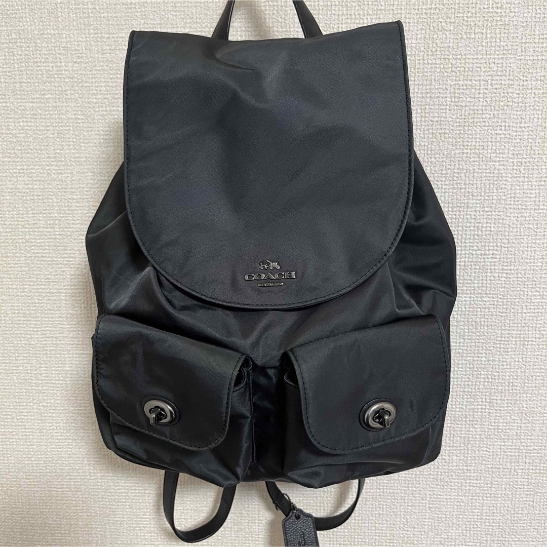 バッグ【美品！！】coach(コーチ)  リュック　黒