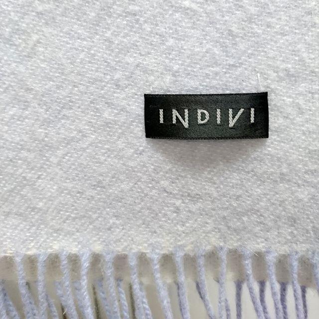 INDIVI(インディヴィ)のINDIVI＊インディヴィ＊水色ストール　マフラー レディースのファッション小物(ストール/パシュミナ)の商品写真