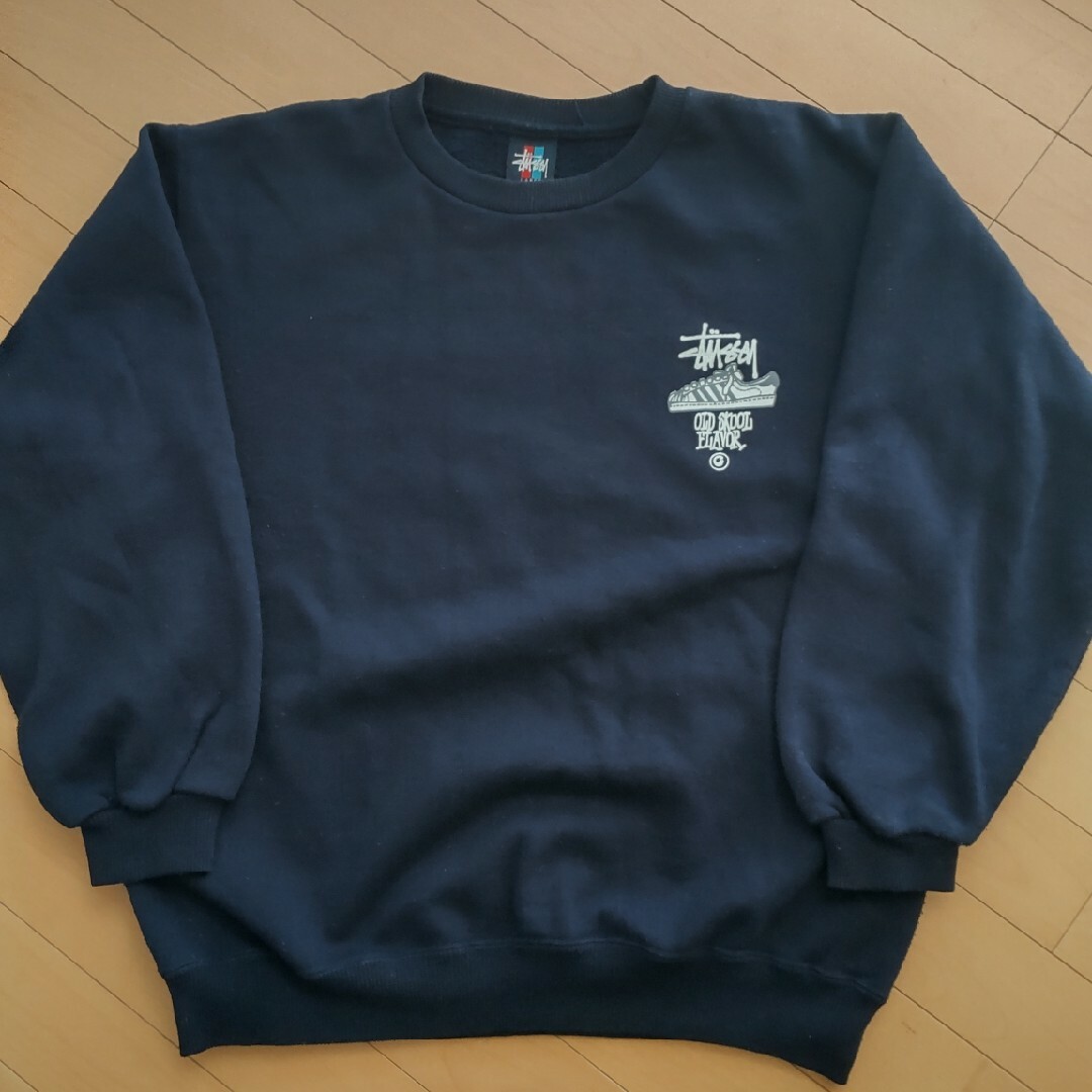 激レア　90's OLD STUSSY オールドスクール　スウェット　紺タグ