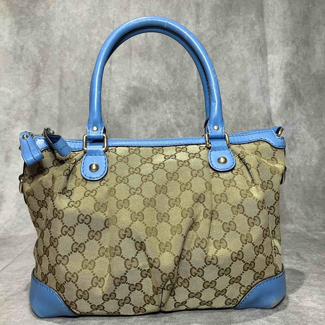 GUCCI グッチ ハンドバッグ GGキャンバス レザー 247902-