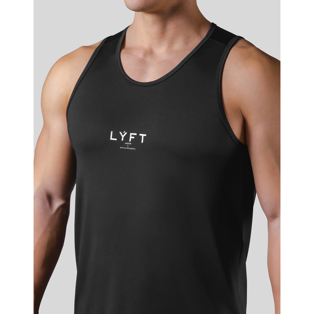 LÝFT BACK MESH PATTERN STRETCH TANKTOP スポーツ/アウトドアのトレーニング/エクササイズ(トレーニング用品)の商品写真