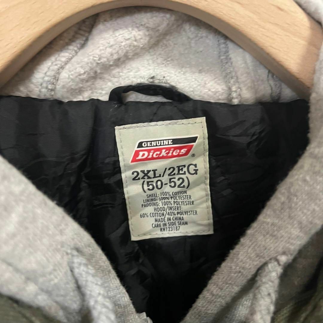 Dickies(ディッキーズ)のアメリカ古着ディッキーズ中綿キルティングジャケットゆるだぼオーバーサイズ2XL. メンズのジャケット/アウター(ブルゾン)の商品写真