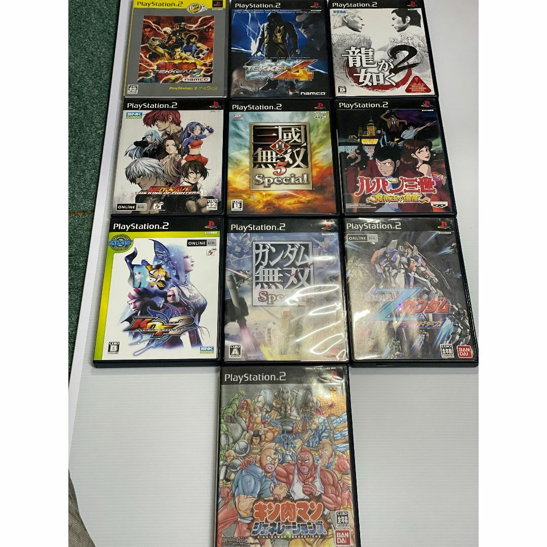 PlayStation2 - 中古プレステ2　10本セット　★超人気★KOF、鉄拳、ガンダム無双等　★お早めに