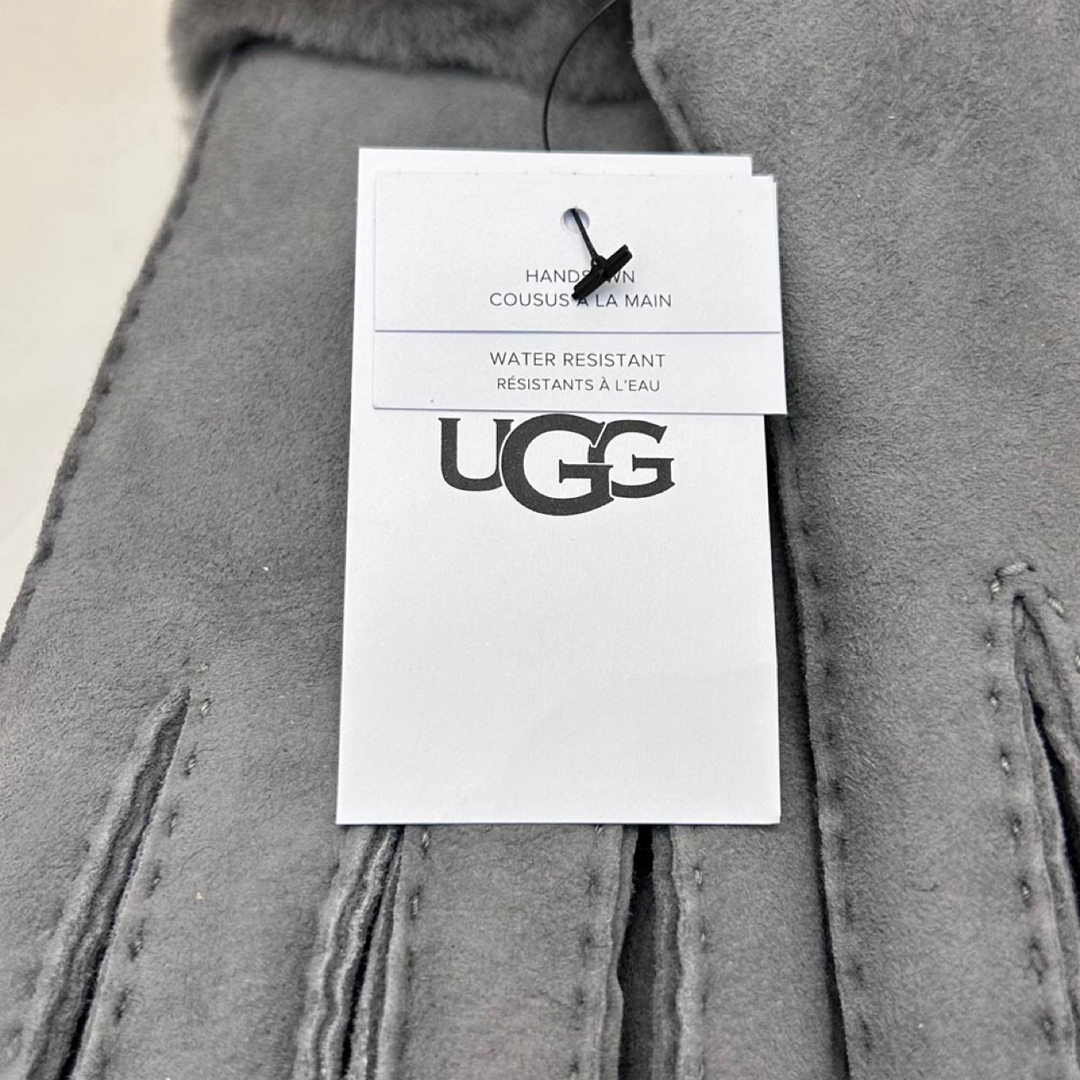 UGG(アグ)の新品 UGG アグ レディース レザー手袋 17369 グレー Sサイズ レディースのファッション小物(手袋)の商品写真