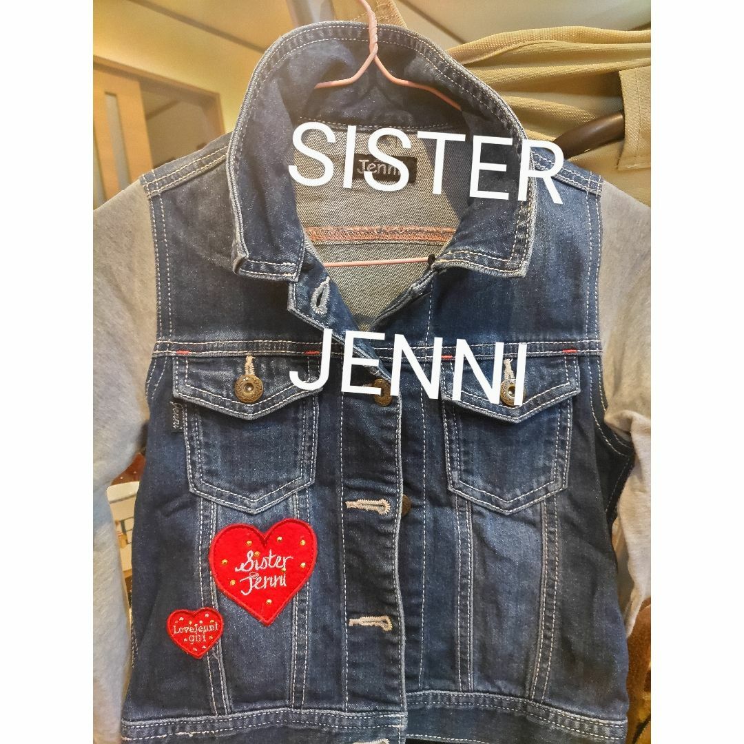 JENNI(ジェニィ)のSISTER JENNI 130cm デニム上着 Ｇジャン キッズ/ベビー/マタニティのキッズ服女の子用(90cm~)(ジャケット/上着)の商品写真