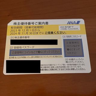 エーエヌエー(ゼンニッポンクウユ)(ANA(全日本空輸))のANA 株主優待　1枚(その他)