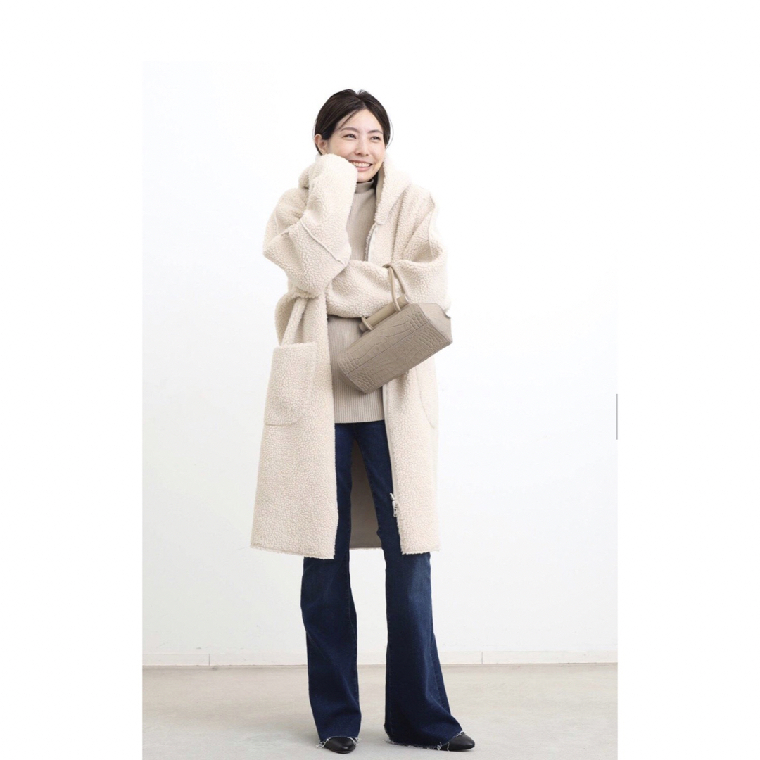 LOU ANDREA/ルーアンドレア】 Fake Hood Coat LOU ANDREA/ルーアンドレア】 Fake Hood Coat