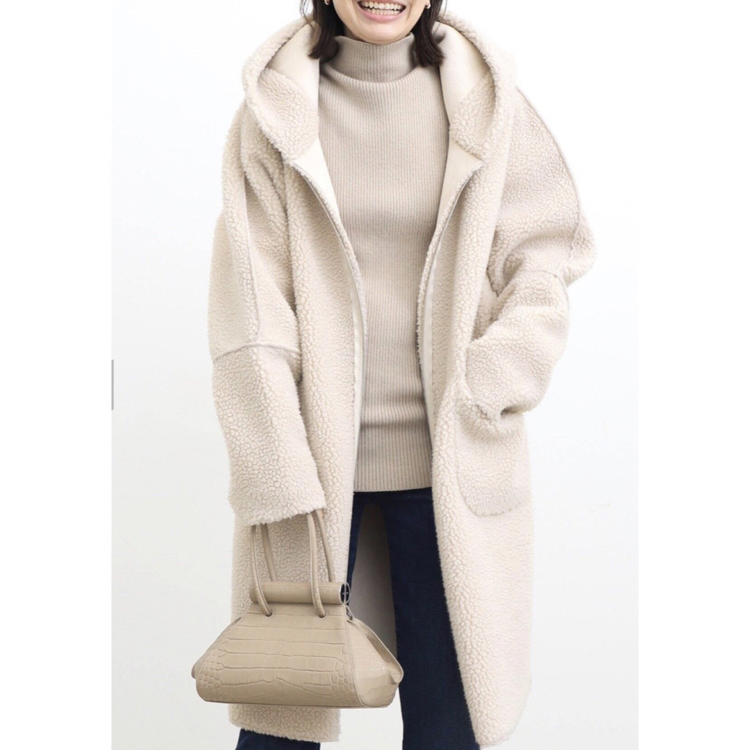LOU ANDREA/ルーアンドレア】 Fake Hood Coat LOU ANDREA/ルーアンドレア】 Fake Hood Coat