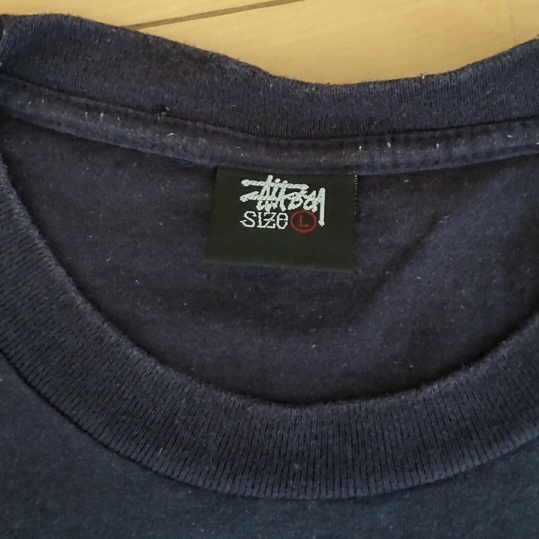 STUSSY - レア 90's OLD STUSSY ベスパ Tシャツ L 紺タグ STUSSY - レア 90's OLD STUSSY ベスパ Tシャツ L 紺タグ