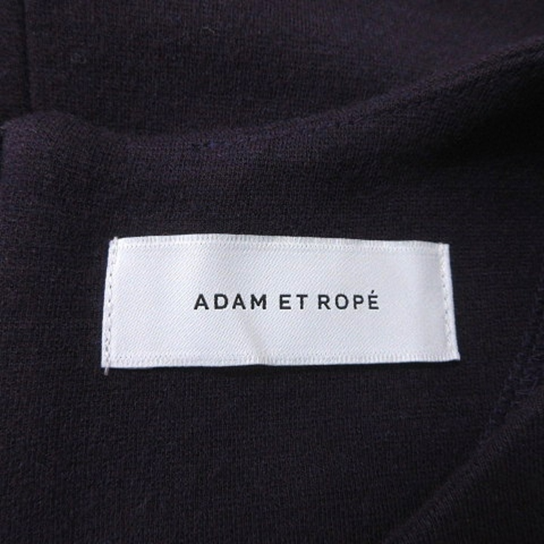 Adam et Rope'(アダムエロぺ)のアダムエロペ ニットワンピース ひざ丈 長袖 F 紫 パープル /AU レディースのワンピース(ひざ丈ワンピース)の商品写真