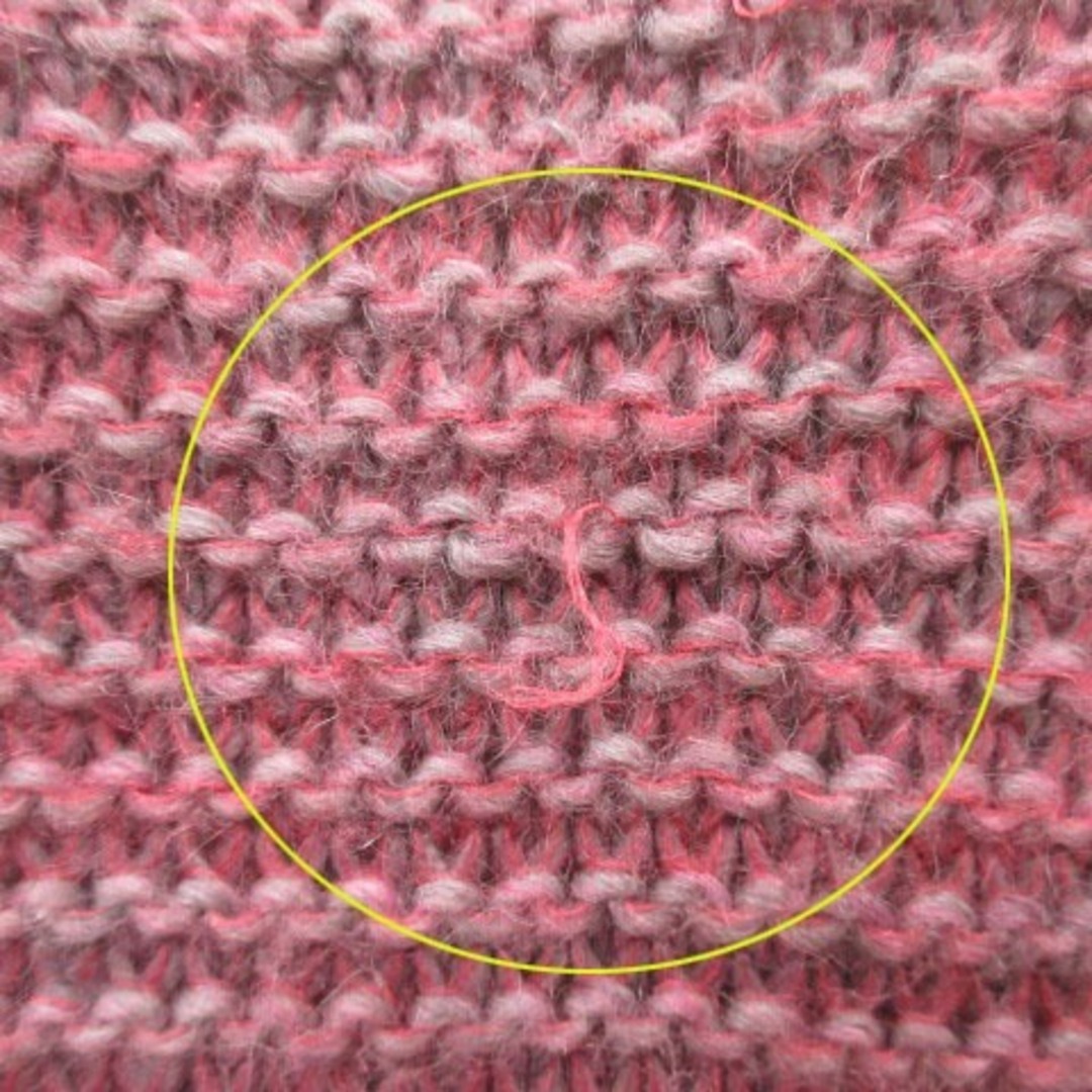 Ballsey(ボールジィ)のボールジー ニット セーター アルパカ混 モヘヤ混 長袖 38 ピンク レディースのトップス(ニット/セーター)の商品写真
