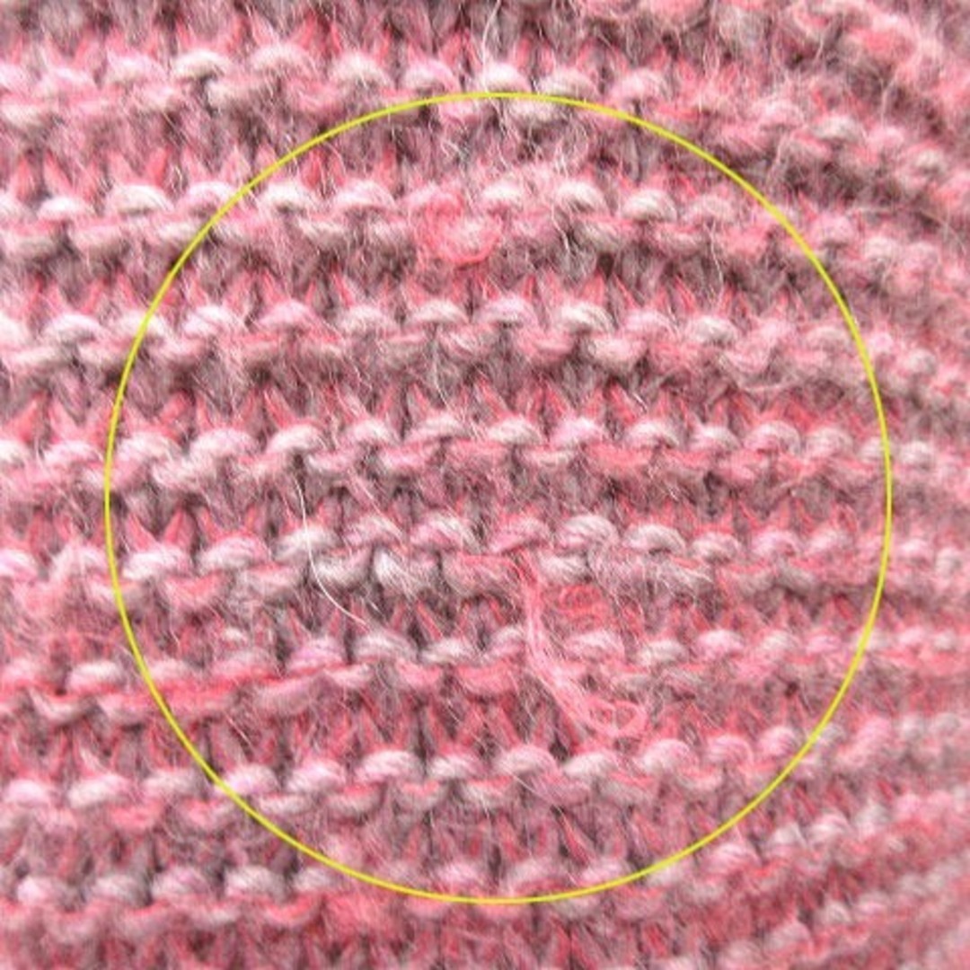 Ballsey(ボールジィ)のボールジー ニット セーター アルパカ混 モヘヤ混 長袖 38 ピンク レディースのトップス(ニット/セーター)の商品写真