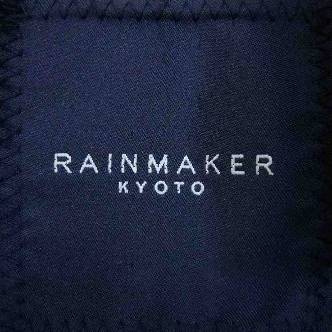レインメーカー キョウト RAINMAKER KYOTO 19AW RM191-003 レーヨン混 バイカラー フルジップ ジャケット パープル系 3約62cm裄丈