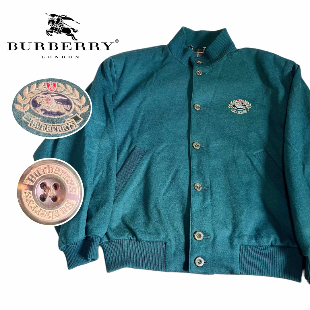 BURBERRY - ☆Burberry オールドバーバリー ロゴ刺繍 90s ヴィンテージ