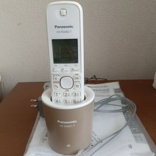 パナソニック(Panasonic)のPanasonic　コードレス電話機　VE-GDS01-T(OA機器)