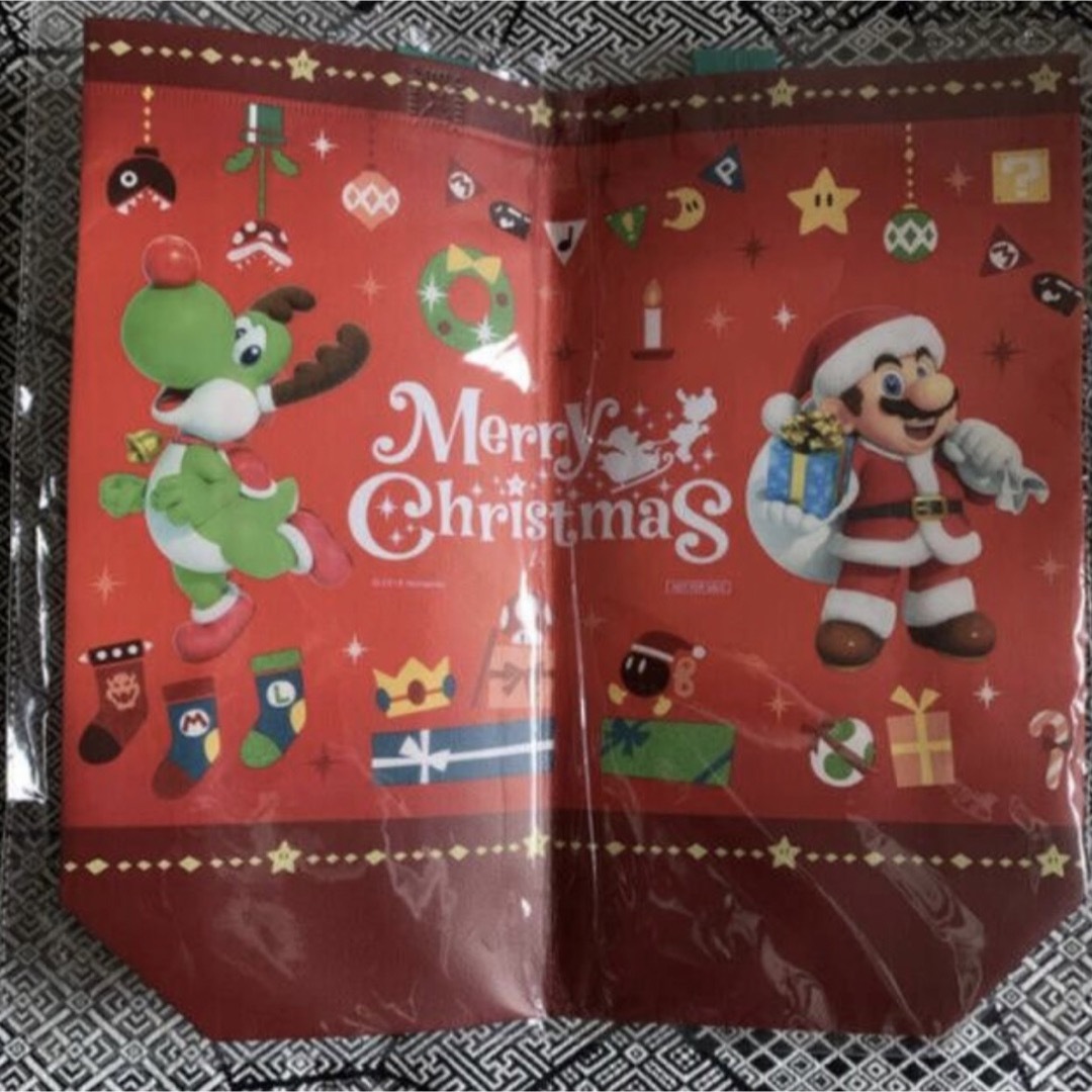 【期間限定お値下げ可】マリオ　エディオン　限定　クリスマス　バッグ エンタメ/ホビーのアニメグッズ(その他)の商品写真