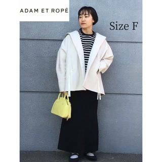 アダムエロぺ(Adam et Rope')の【ADAM ET ROPE】ボンディングAラインフードコート ライトグリーン F(その他)