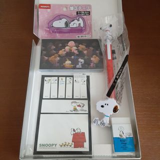 スヌーピー(SNOOPY)のSNOOPY　文房具セット(ノート/メモ帳/ふせん)