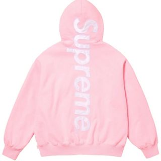 Supreme パーカー　フーディー　ボックスロゴ　デカ　ヘビーオンス　ピンク