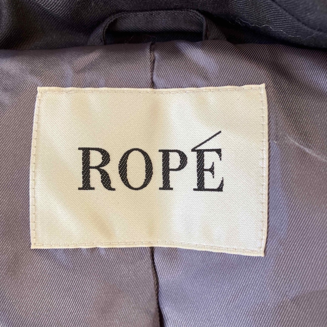 ROPE’(ロペ)の【美品】ROPE ミドル　ダウンコート　ショールカラー　ネイビー サイズ38 レディースのジャケット/アウター(ダウンコート)の商品写真