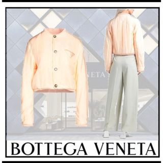 BOTTEGA VENETA ショート丈 ジャケット ベージュ レディース